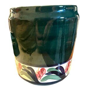 Gail Pittman Canister Jar‎ without Lid 6.75x6.25" No Chips or Cracks